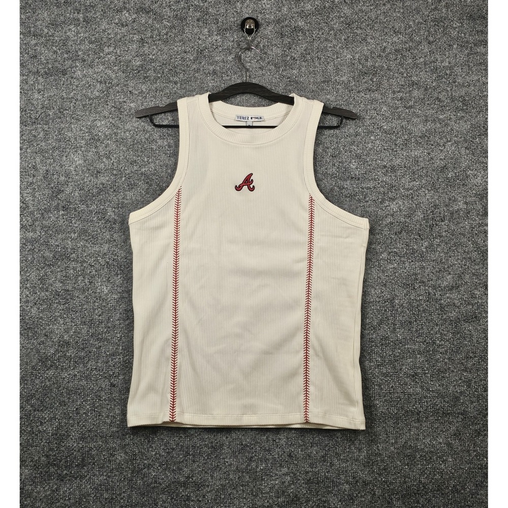 Terez MLB Women's Atlanta Braves Stitch Tank Top Size XL